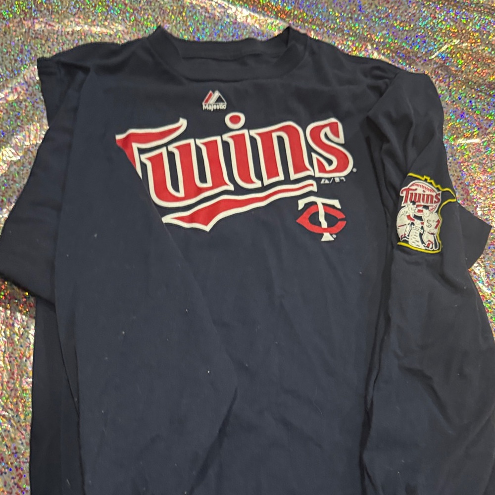 Twins Kids Navy Blue Shirt
